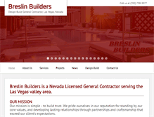 Tablet Screenshot of breslinbuilders.com